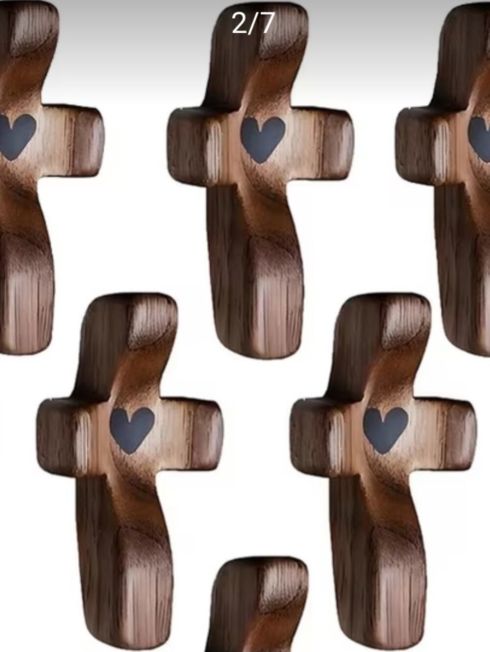 New! Wooden Worry Cross - "Fundraiser"